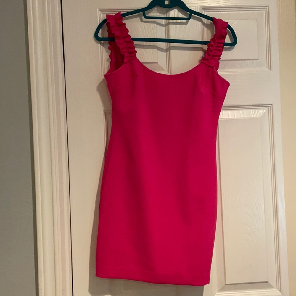 Likely size 2 ruffle sleeve mini dress
